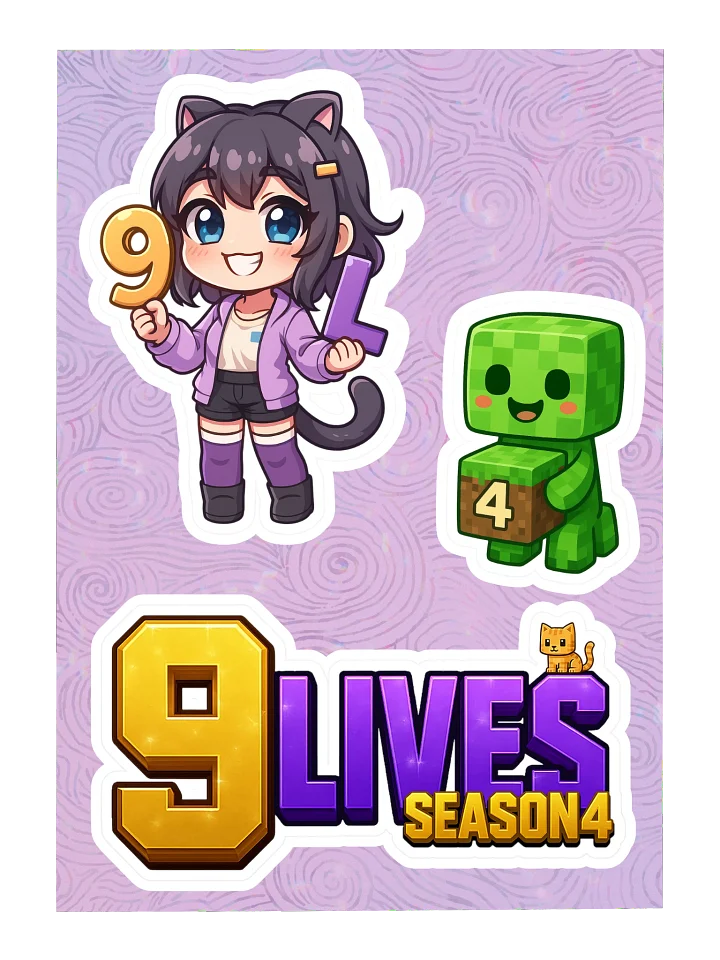 9LS4 TheKaitlynPlayz Sticker Sheet product image (1)