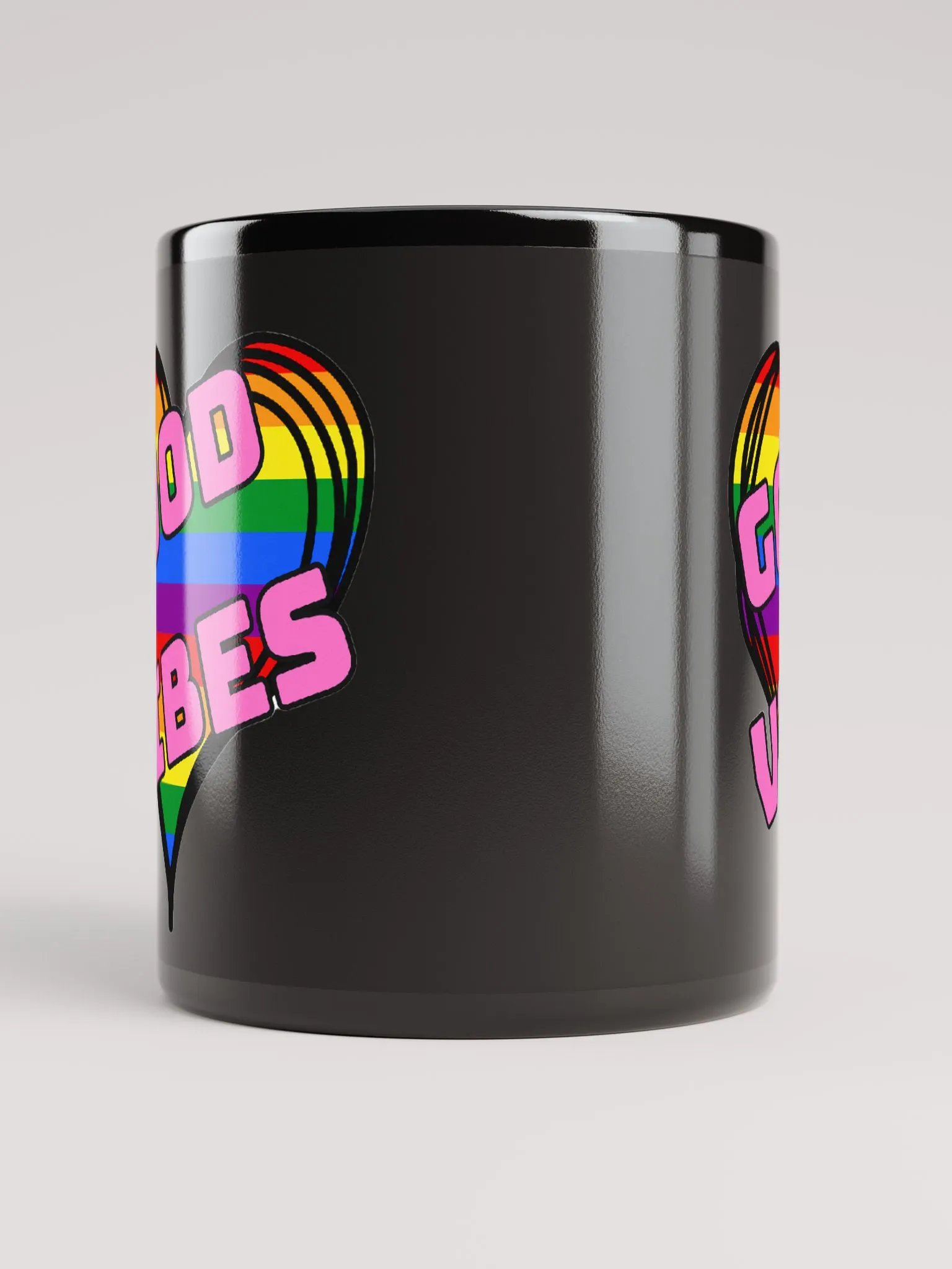 Good Vibes Black Mug product image (5)