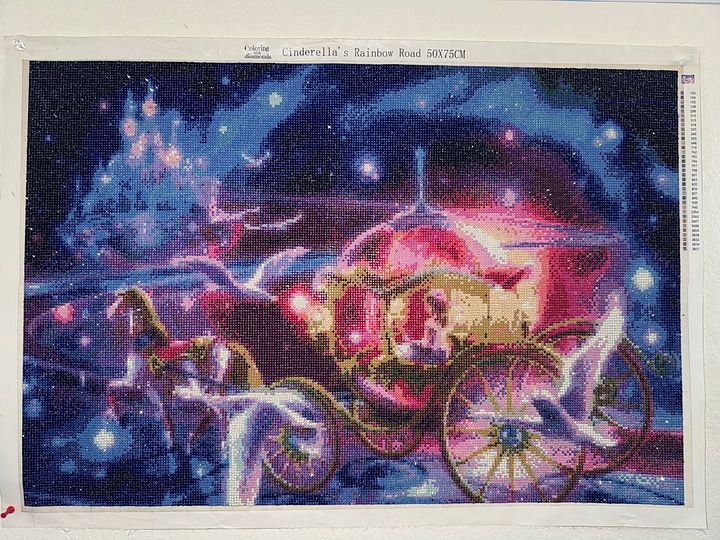 Cinderella's Carriage Completed Unframed product image (1)