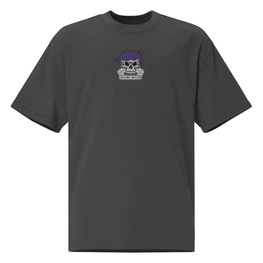 Enigma Nation AS Colour Premium Oversized Faded T-Shirt (EMBRODERED) product image (2)