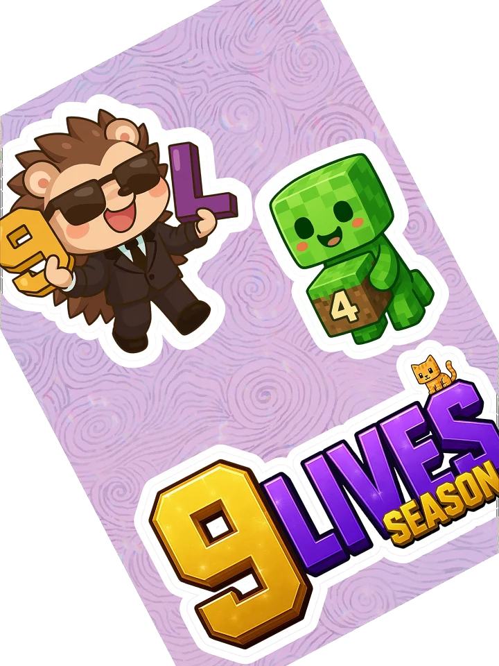 9LS4 SirHunt_ Sticker Sheet product image (2)