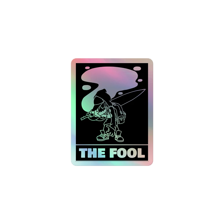 THE FOOL HOLOGRAPHIC STICKER product image (1)