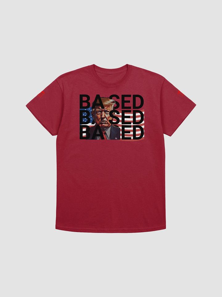 BASED American Flag Mugshot + Bold Letters ~T-shirt 2~ product image (1)