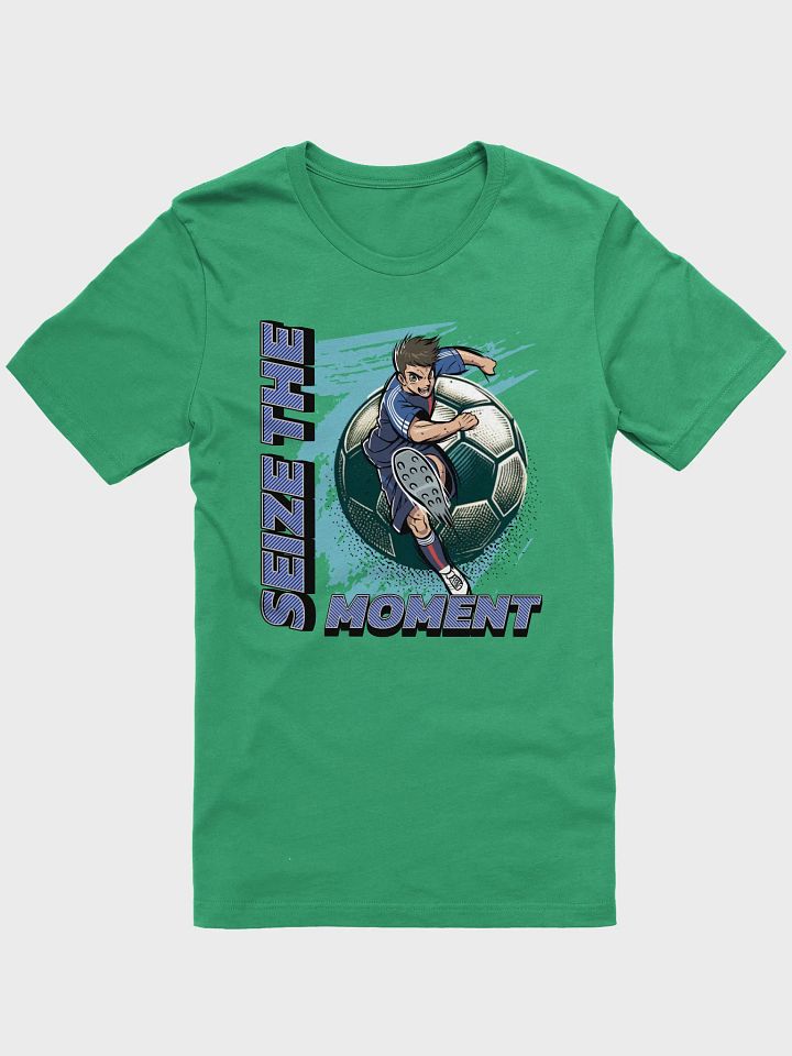 Seize The Moment Soccer Kick Motion Graphic T-Shirt product image (16)