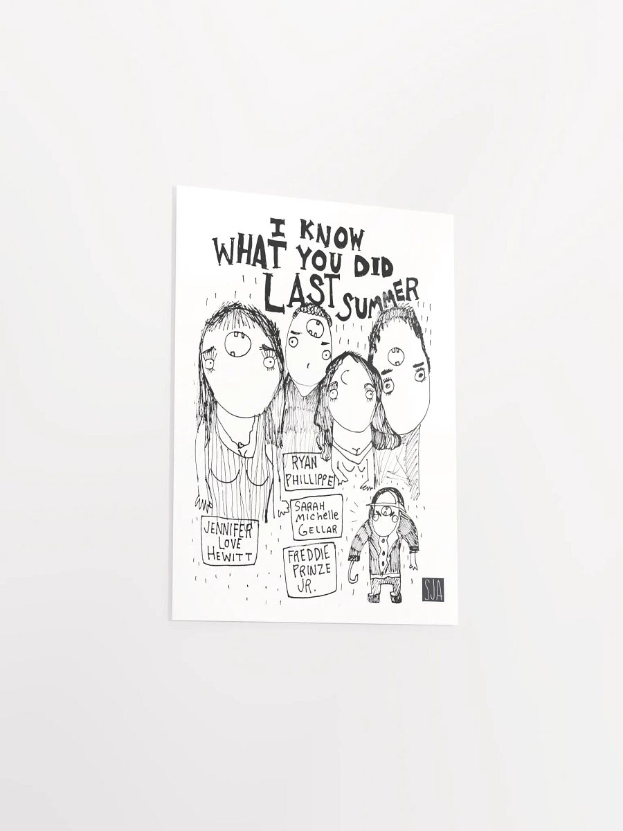 SJA I Know What You Did Last Summer matte poster product image (17)