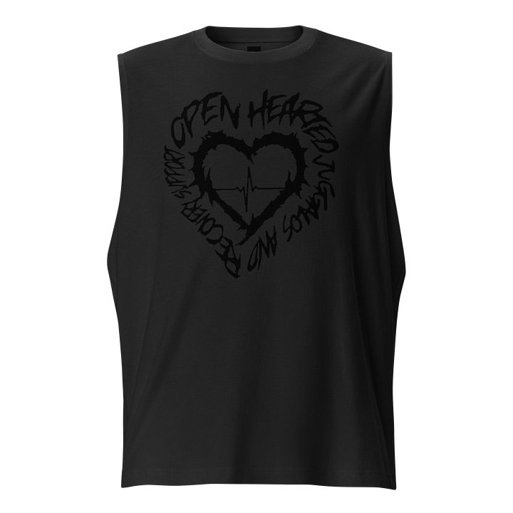 Black on black muscle shirt product image (1)