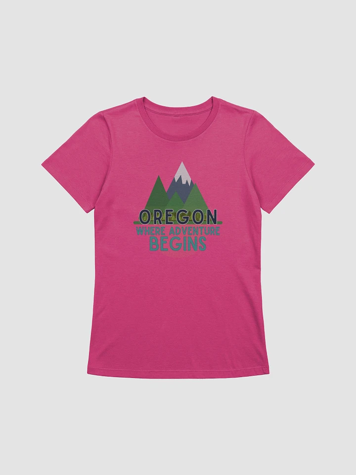Oregon Adventure Mountain Supersoft Women's Tee product image (1)