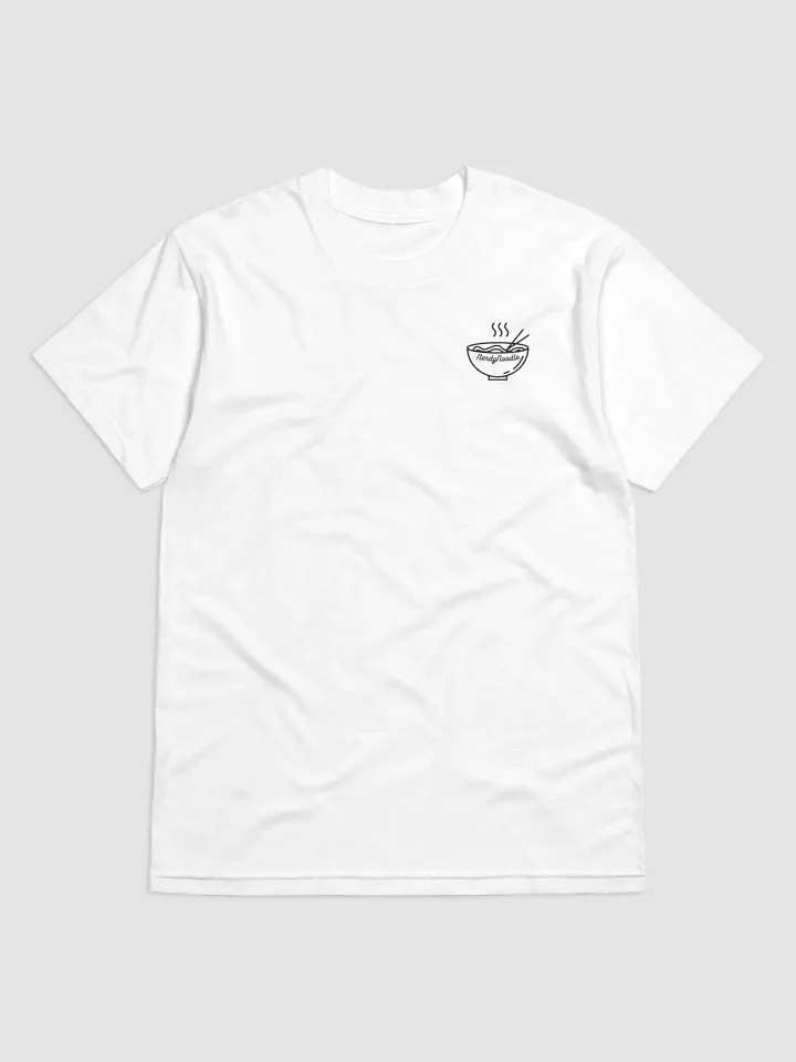 Simplistic NerdyNoodle Emblem Tee (White) product image (1)