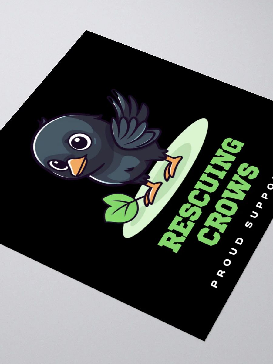 Proud Lucky Crow Supporter Sticker product image (3)