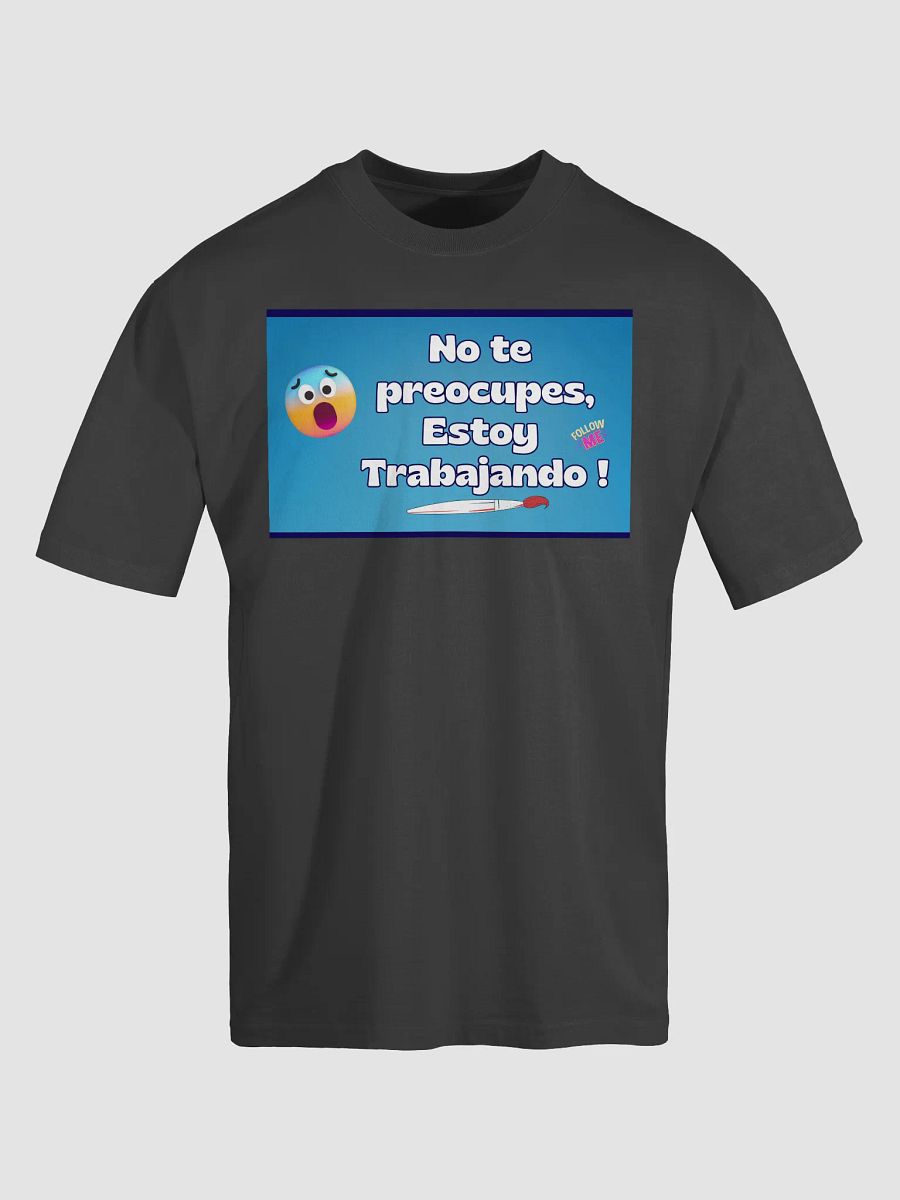 ¡No te preocupes! Oversized Faded T-Shirt product image (5)