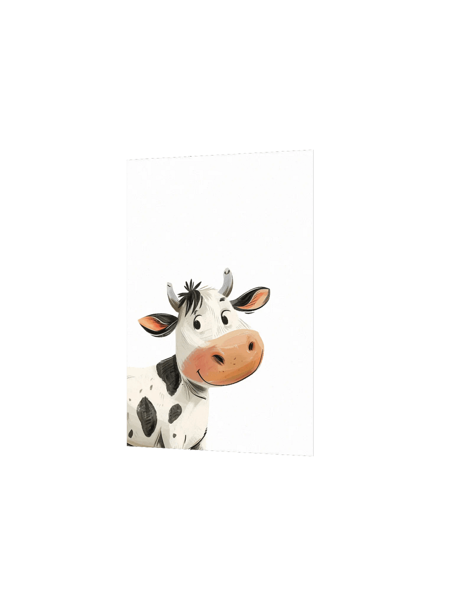 Holstein Cow Nursery Wall Print product image (3)