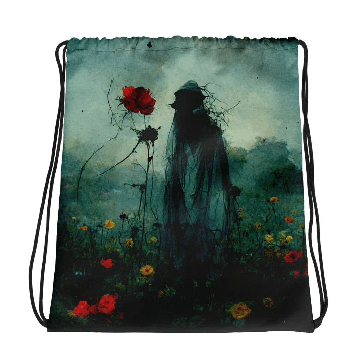 Ethereal Blossom Dream Drawstring Bag product image (1)