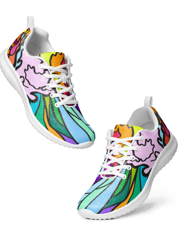 Vibrant Fusion Men's Sneakers - Wave at Sunset product image (8)