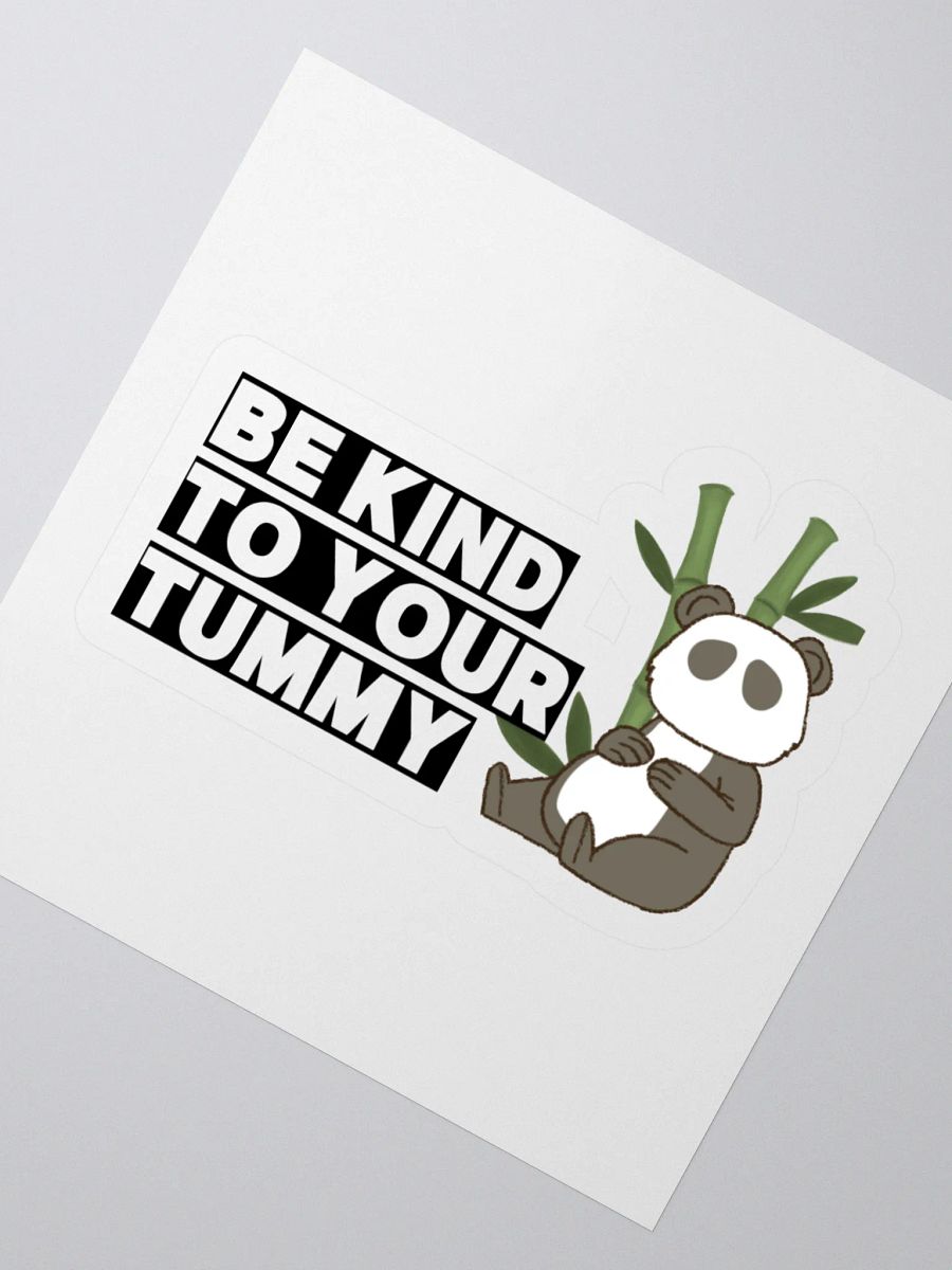 Be Kind To Your Tummy Panda Stickers product image (6)