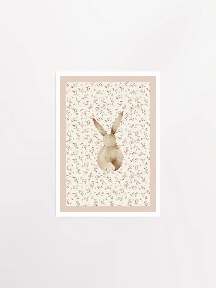 Bunny Boho Nursery Print 1 product image (2)