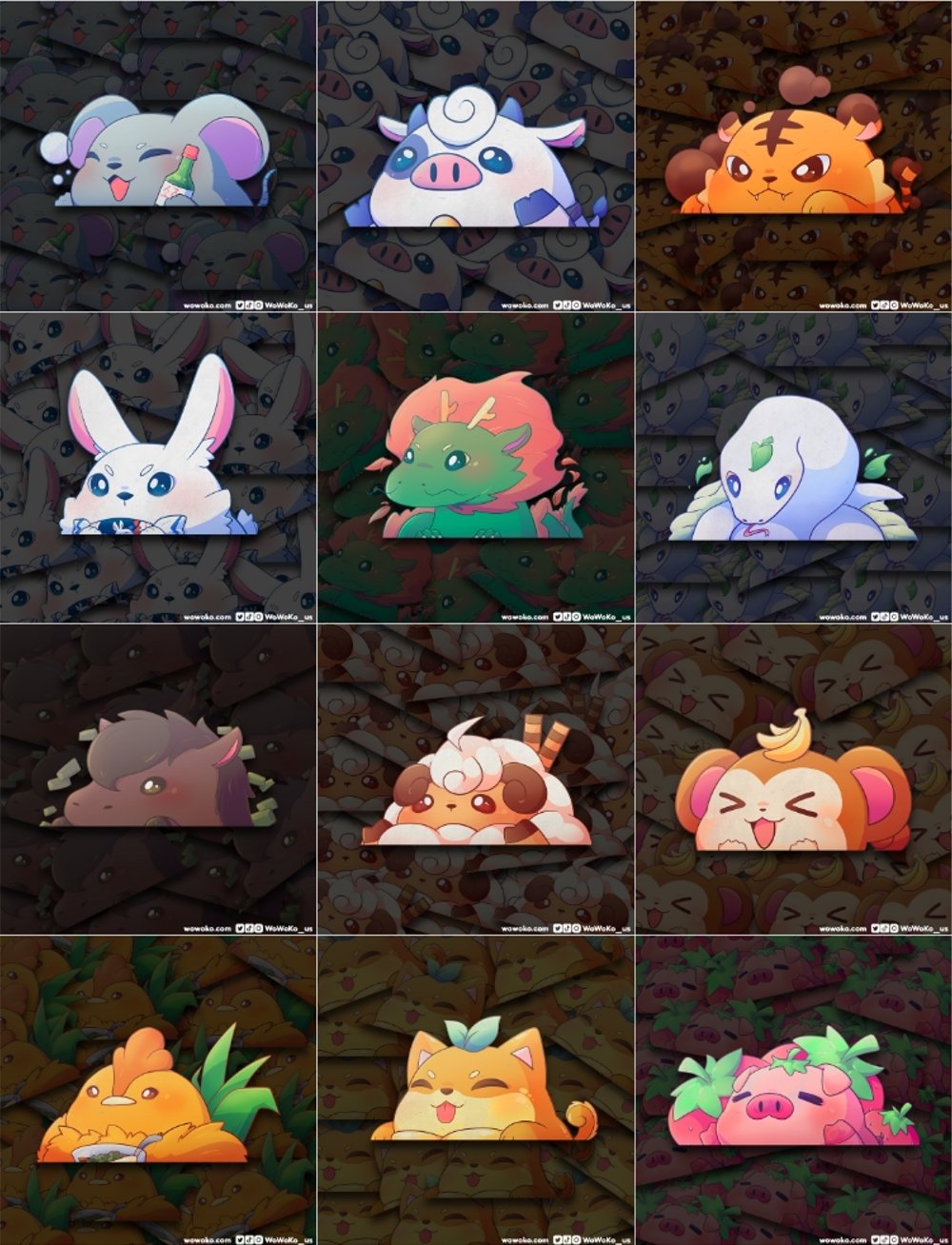 Zodiac Peekers Set product image (1)