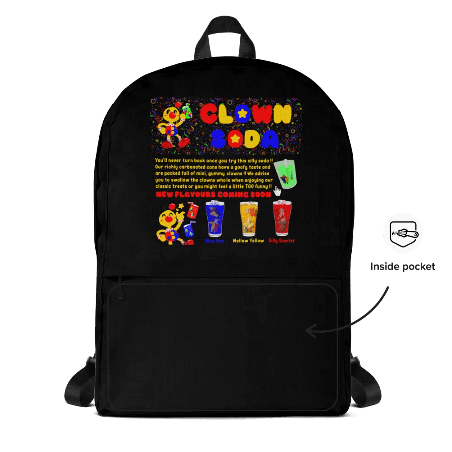 Boyoyoing Clown Soda Website Backpack product image (5)