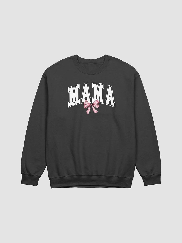 Coquette Style Varsity Mama Long Sleeve Unisex Sweatshirt product image (5)