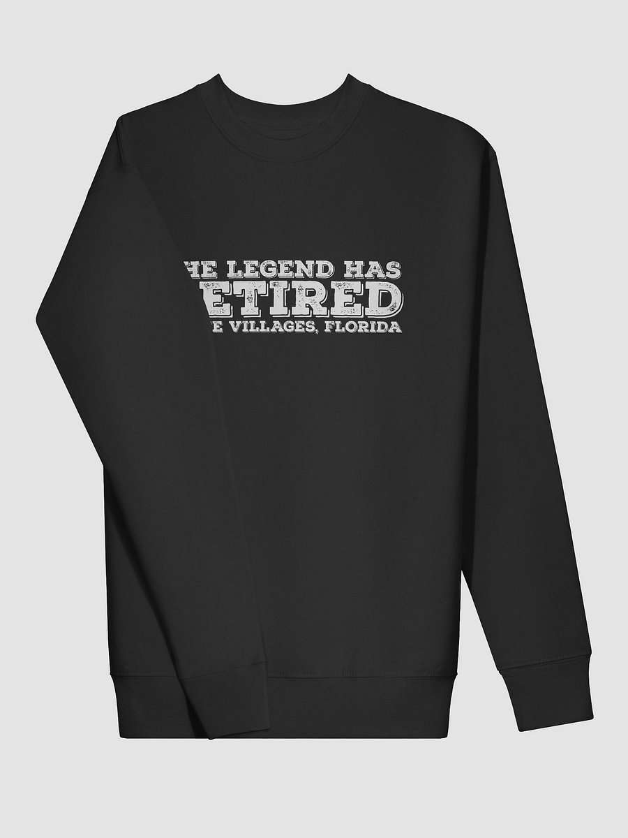 Unisex Sweatshirt Premium Cotton Heritage Premium Sweatshirt (The Legend Has Retired) product image (3)