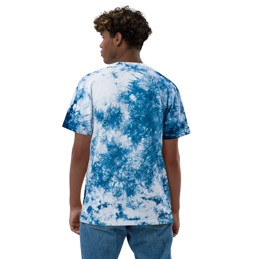 Midnight Roses Wolf Embroidered Tie-Dye Tee product image (11)
