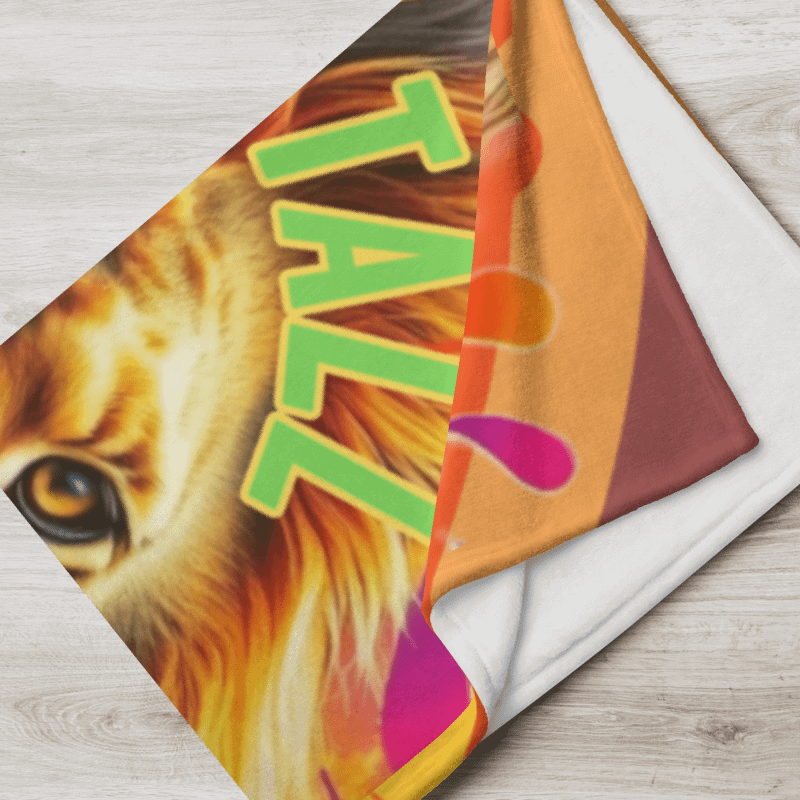 THROW BLANKET - LION - STAND TALL, ROAR PROUD product image (3)