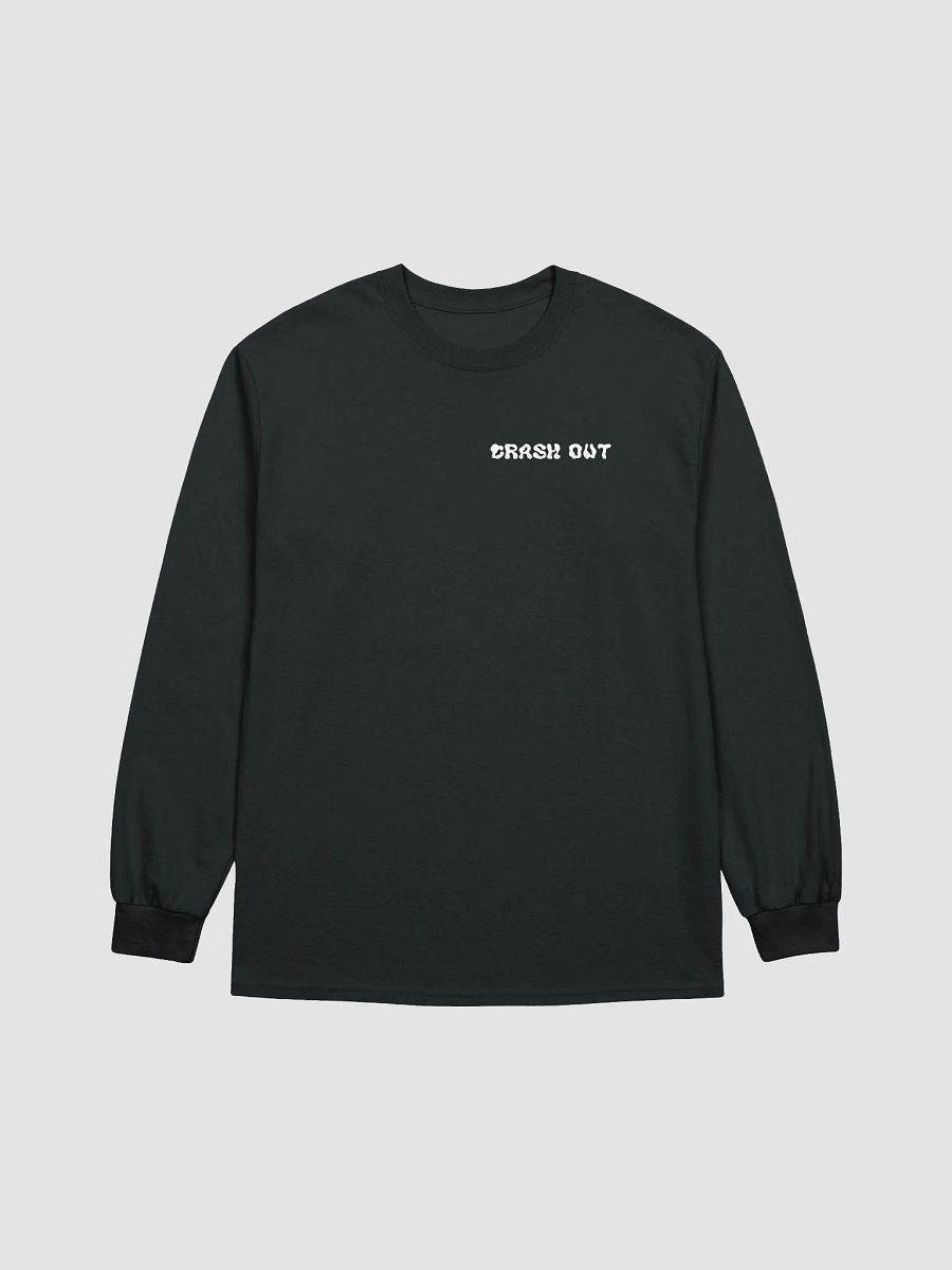 CRASH OUT LONG TEE (WHITE) product image (2)