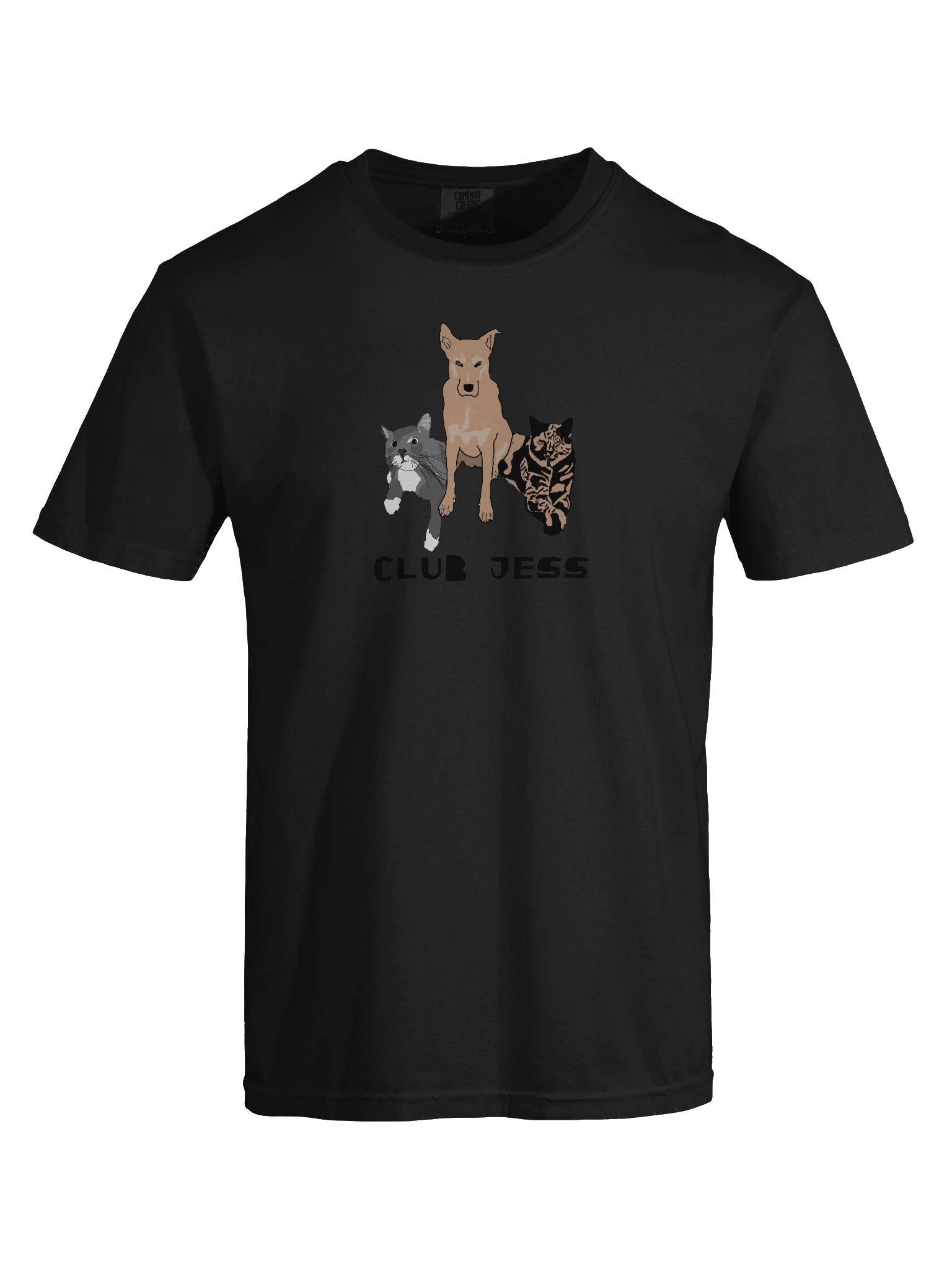 Club Jess Three Pets T-shirt | thejesticle product image (40)