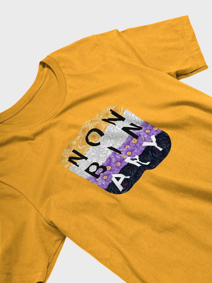 floral nonbinary t-shirt product image (3)