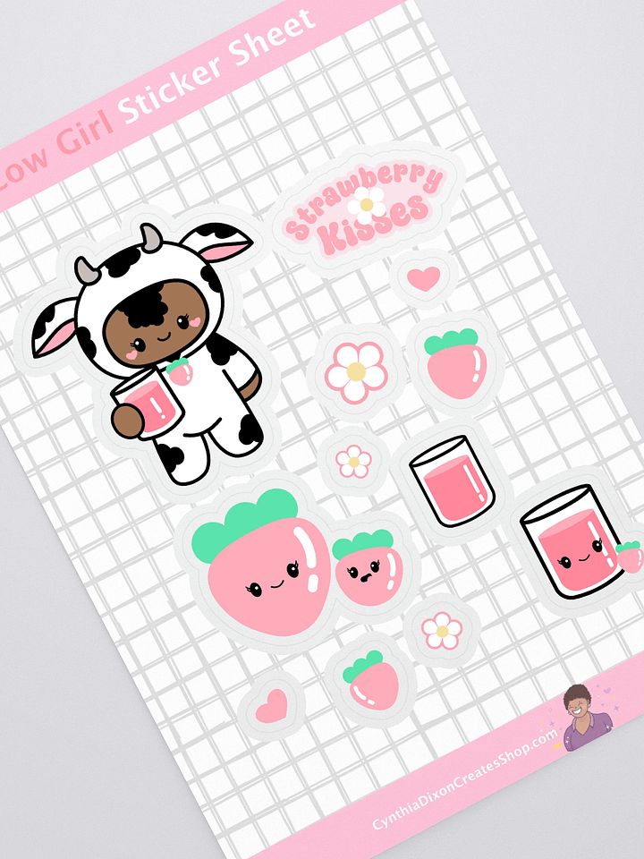 Cow Girl Sticker Sheet product image (2)