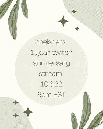 BE THERE OR BE SQUARE<3 thank you and i love you all so much🤍 

www.twitch.tv/chelspers