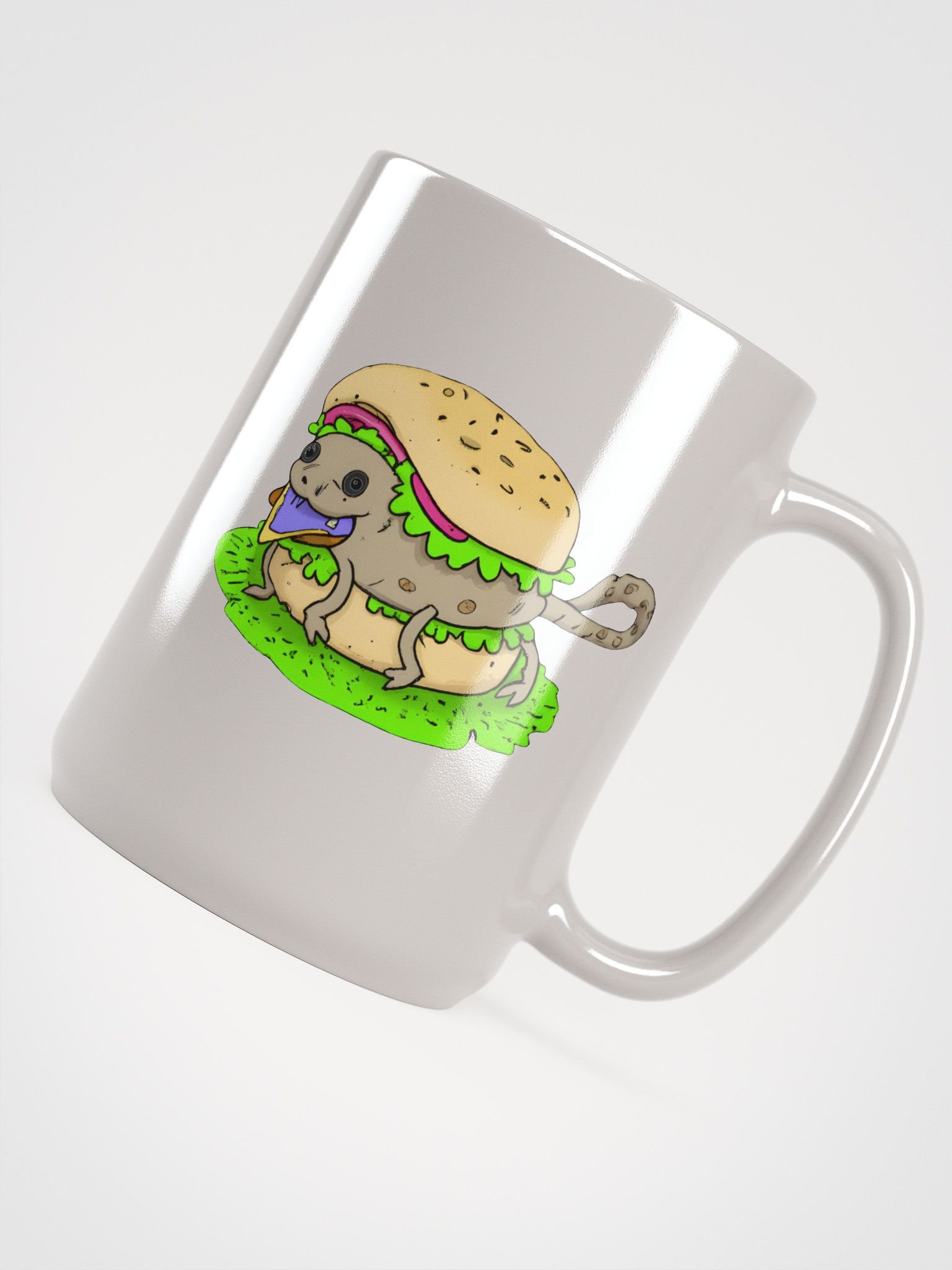 Water Bear Burger Cup — Science Art Coffee Mug product image (5)