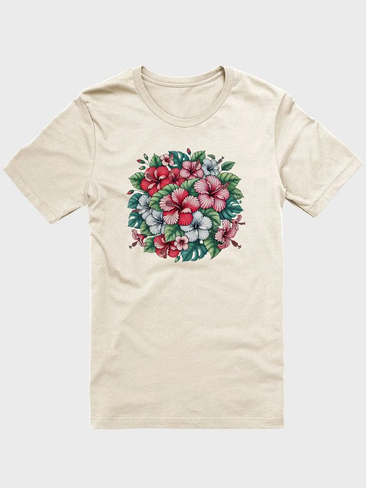 Bella+Canvas Supersoft T-Shirt | AI design Hibiskus flower mandala product image (2)