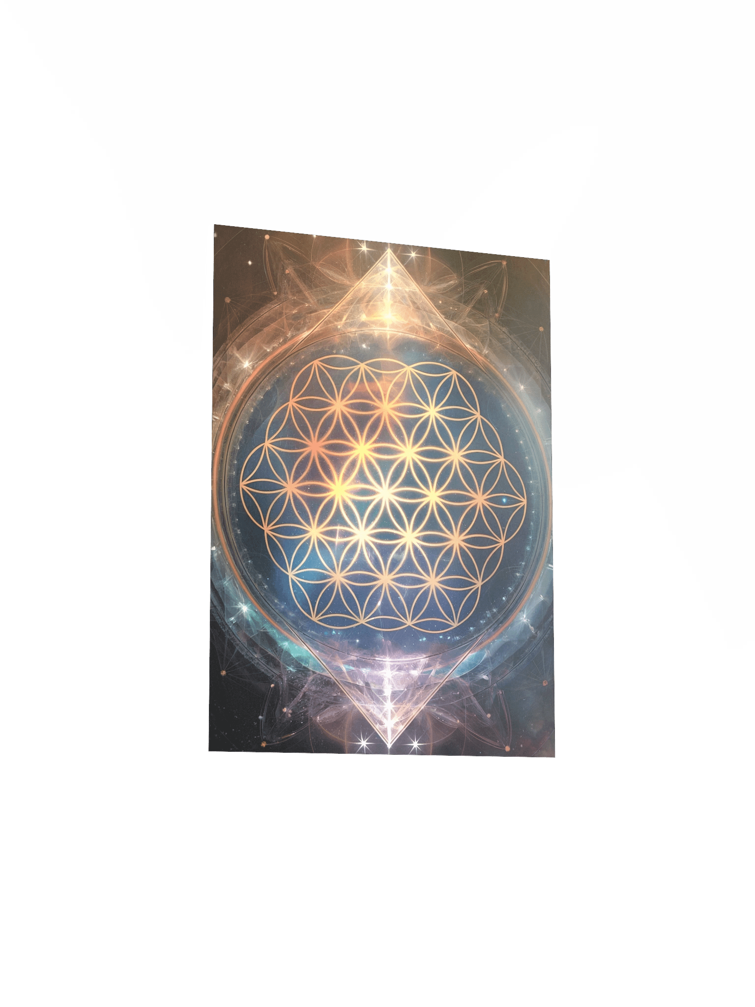 Flower of Life Poster – Sacred Geometry Cosmic Wall Art product image (4)