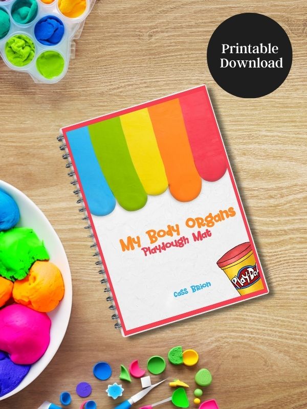 My Body Organs Playdough Mat product image (1)