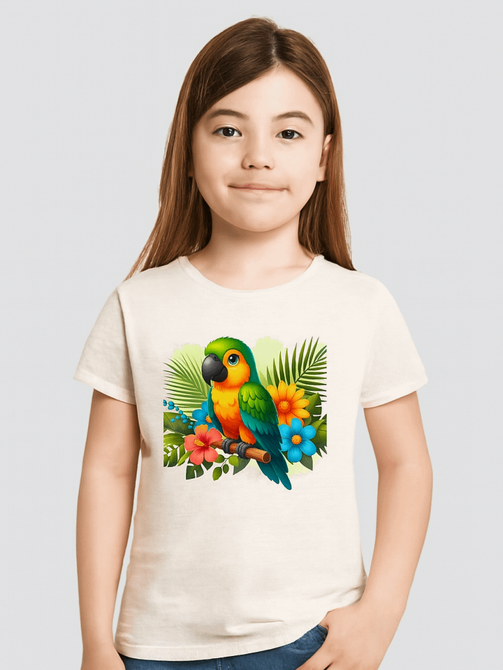 Tropical Parrot Youth T-Shirt product image (1)