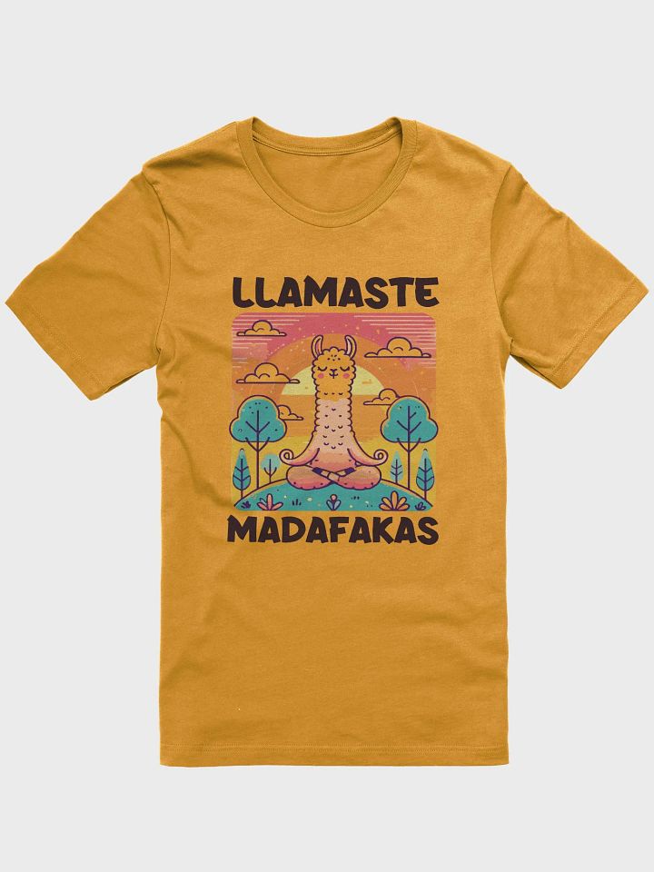 LLAMASTE Meditative Llama T-Shirt product image (3)