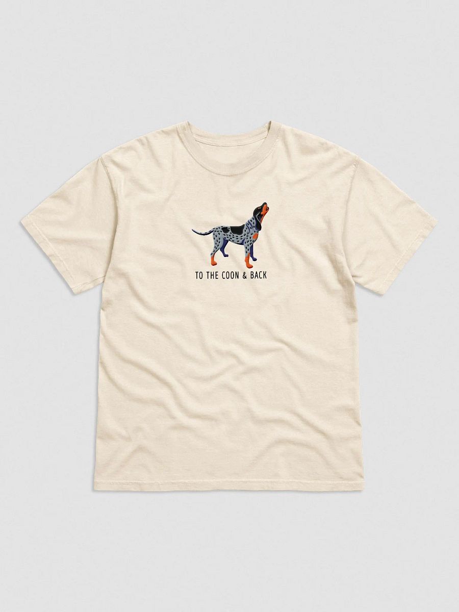 To the Coon and Back T-Shirt(Embroidered) of a Bluetick Coonhound product image (4)