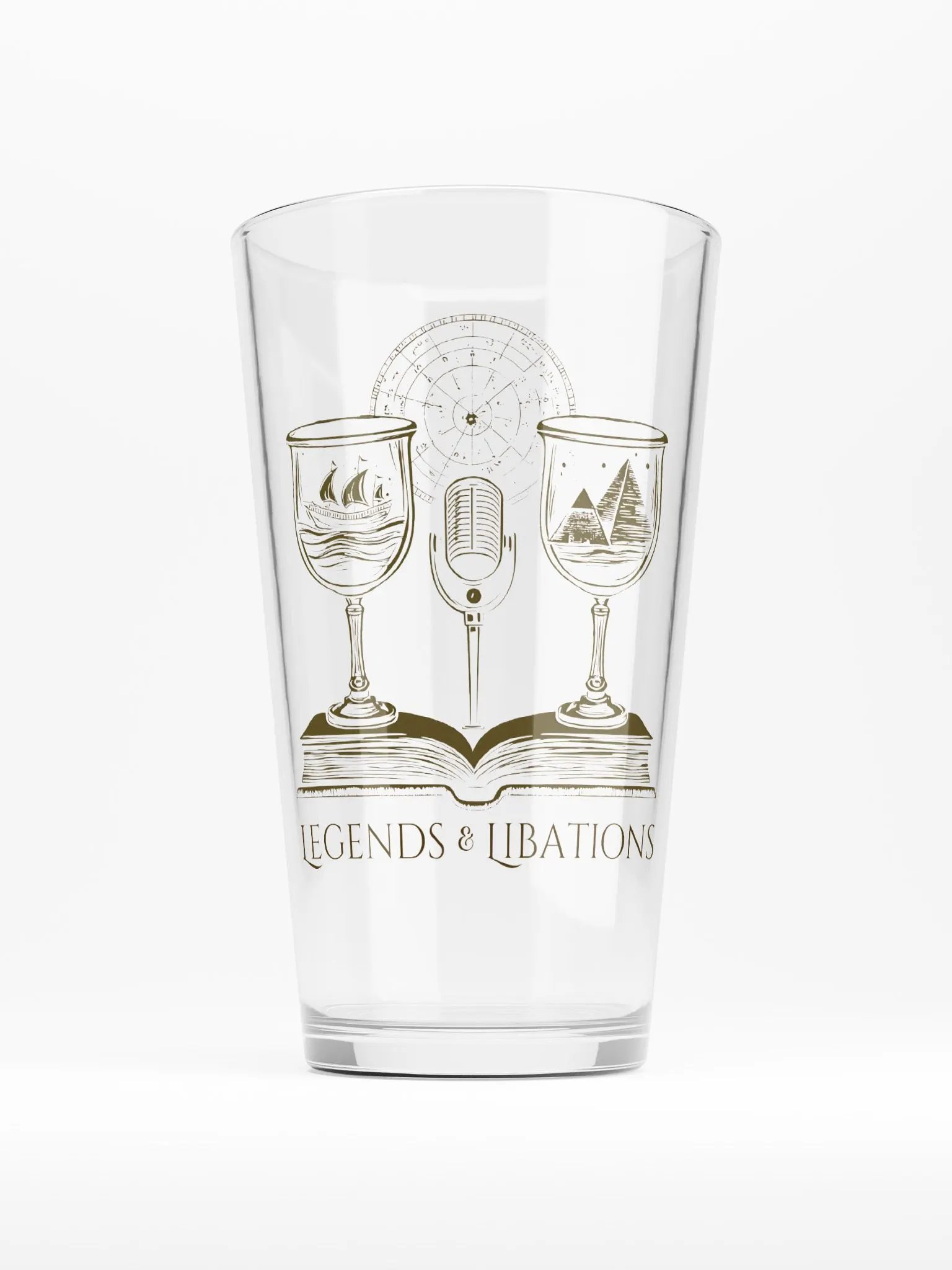 Legends & Libations Pint Glass product image (1)