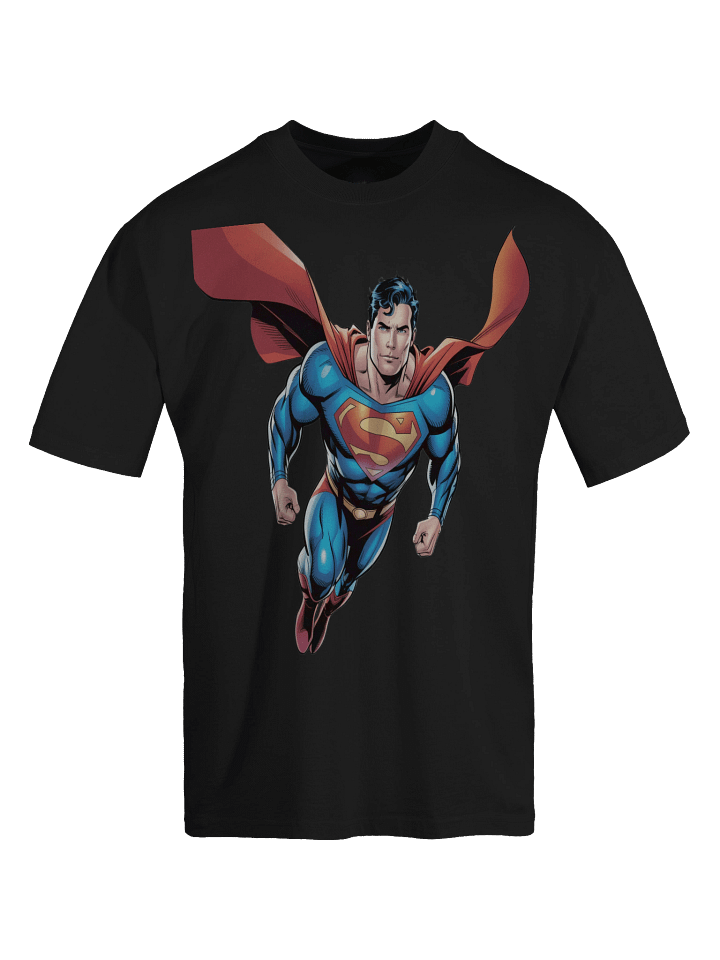 Superman Twilight Soar Oversized Faded T-Shirt product image (1)