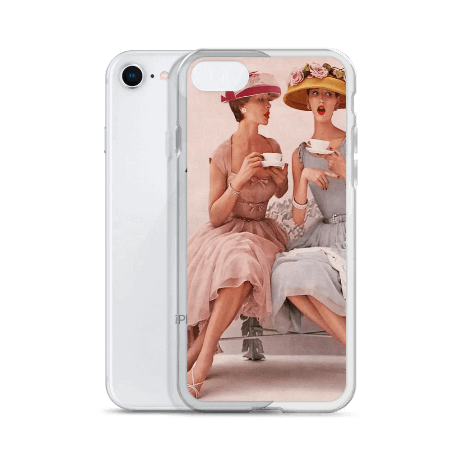 Two ladies at tea 1950s Custom Phone Case product image (51)
