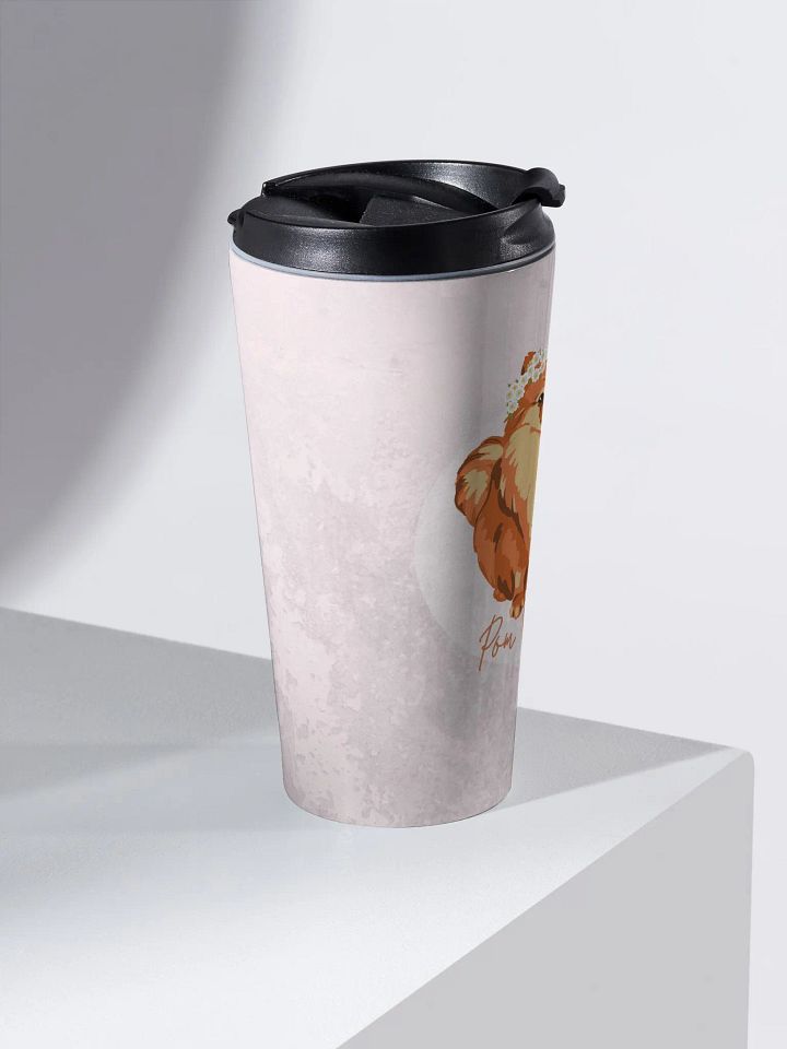 Pomeranian Mommy Stainless Steel Travel Mug product image (2)