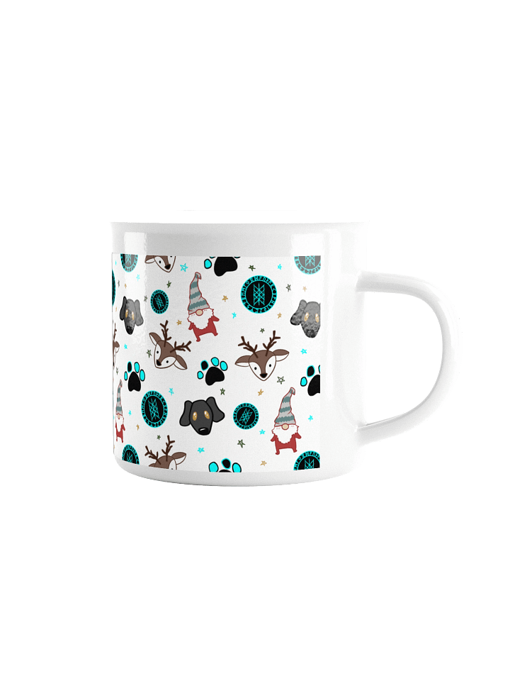 Web of Wyrd Christmas Enamel Mug product image (1)