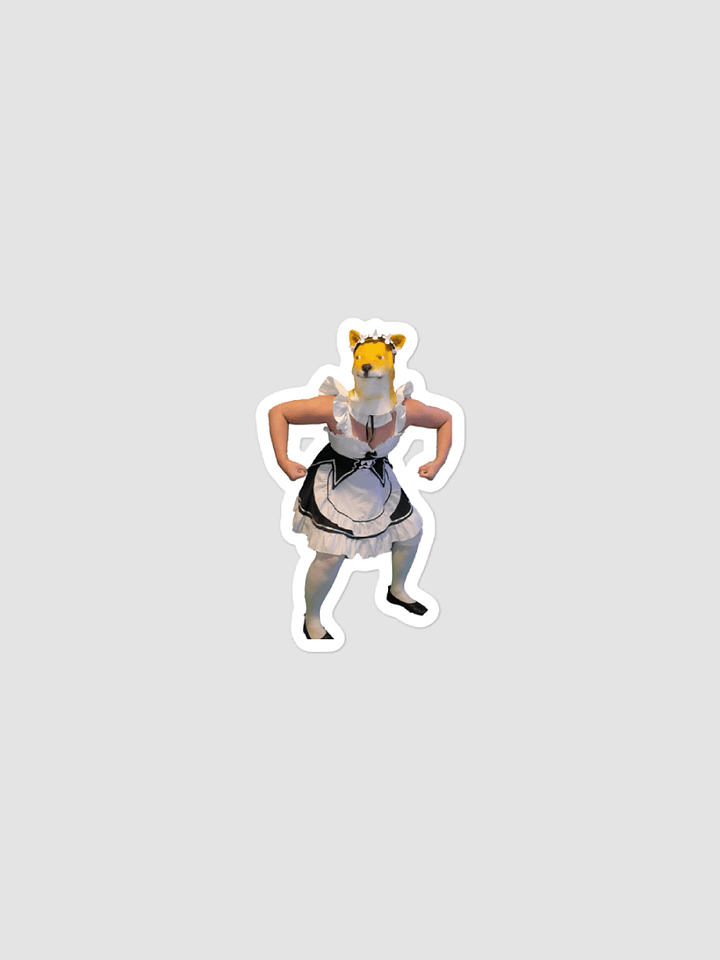 Shiba Maid Sticker product image (1)