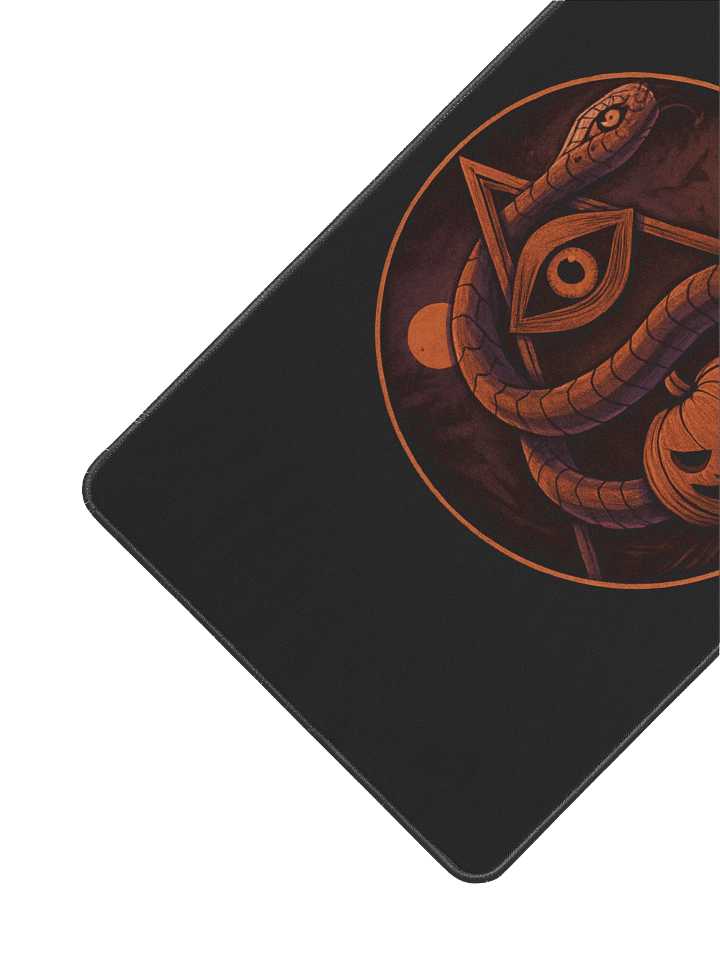 MIDNIGHT HARVEST DESK MAT – 12"x22" [BLACK BACKGROUND] product image (2)
