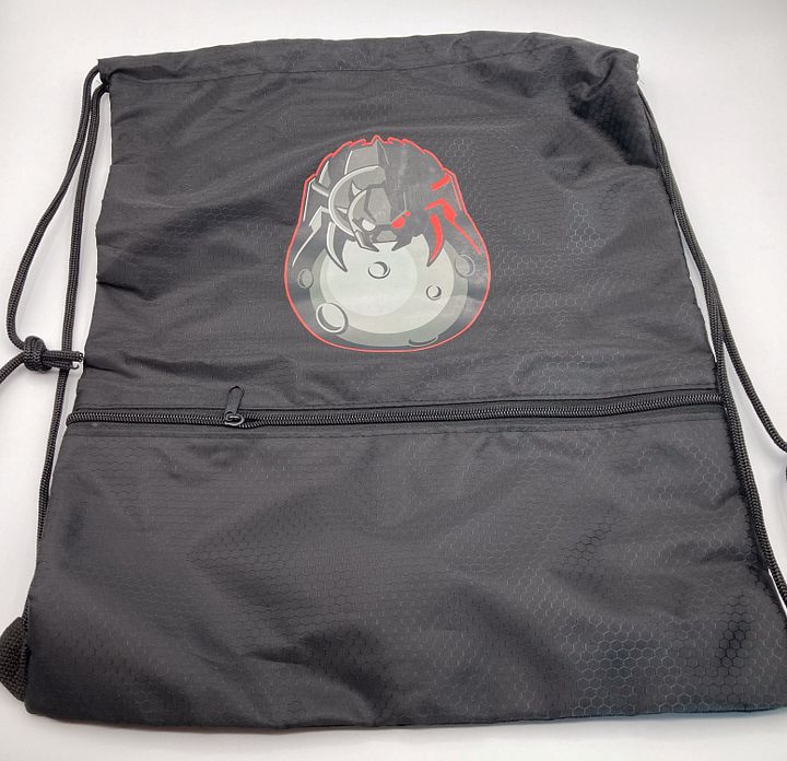 Black TDL Spider Drawstring Backpack product image (2)