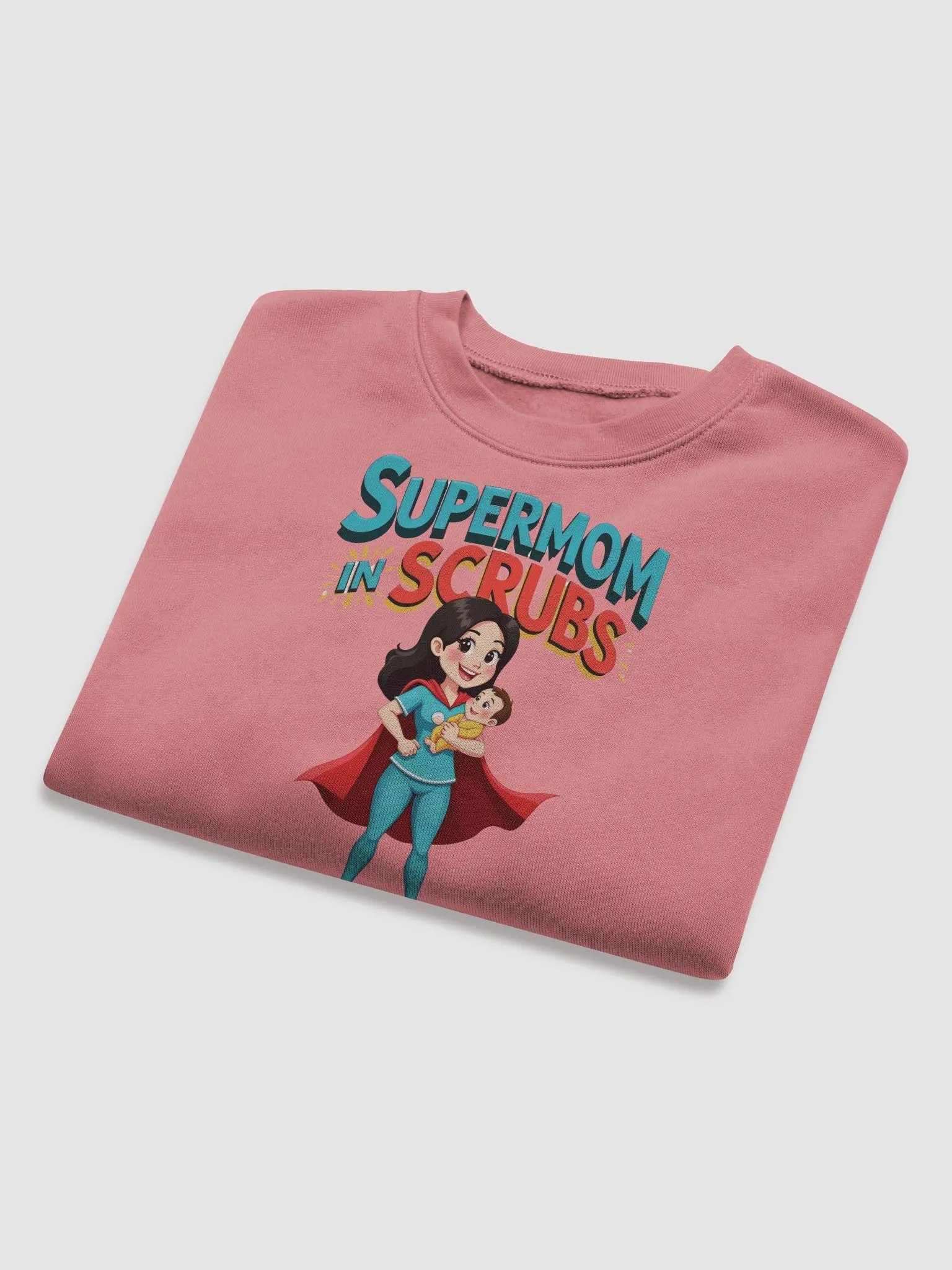 Supermom in Scrubs Fleece Crop Sweatshirt product image (37)
