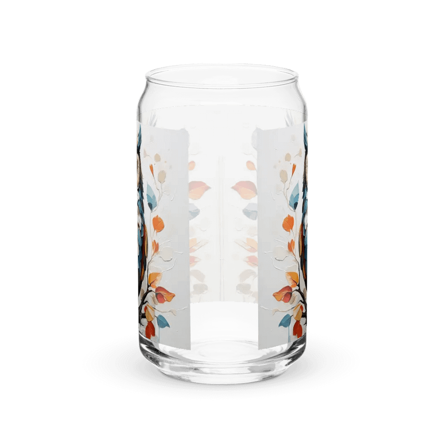 Radiant Feathers Glass Can Sipper product image (9)