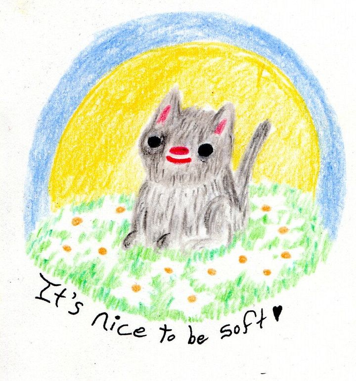 A6 Print! It's Nice To Be Soft product image (1)