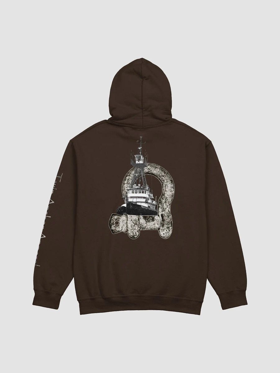 Ship Wheel & Tug CE Hoodie - sleeve Twin Anchor product image (3)