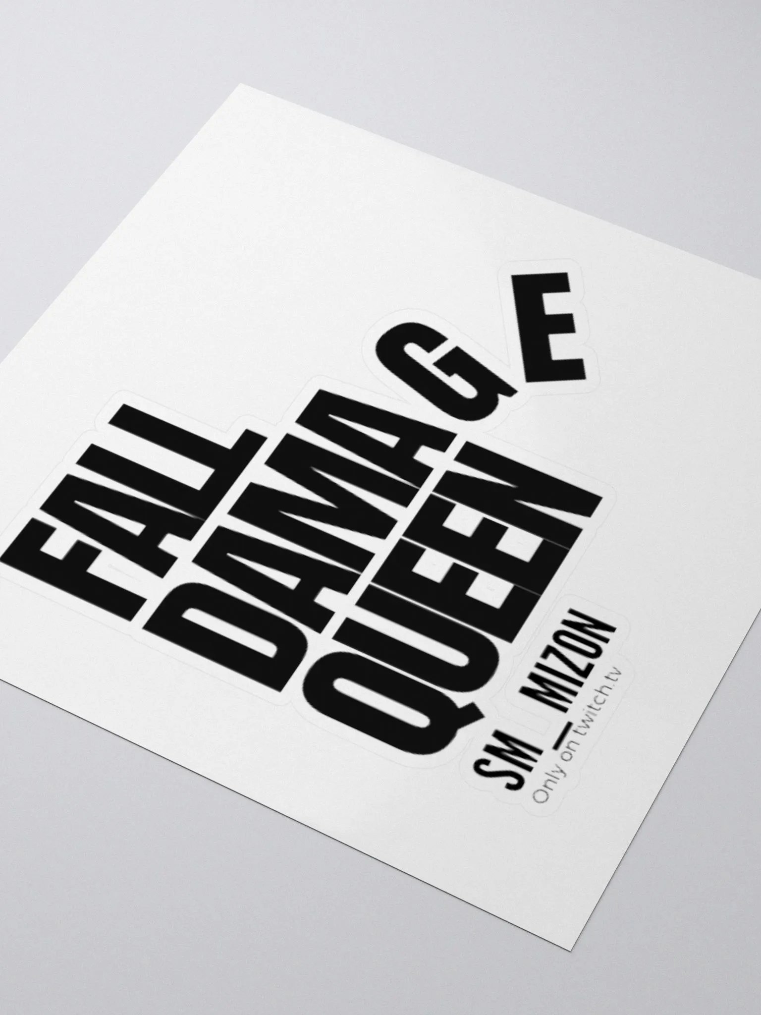 Fall Damage Queen Sticker product image (3)